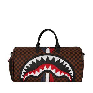 Sprayground Sharks In Paris GT Duffle🔥New Black Gym Travel Large Duffel Bag